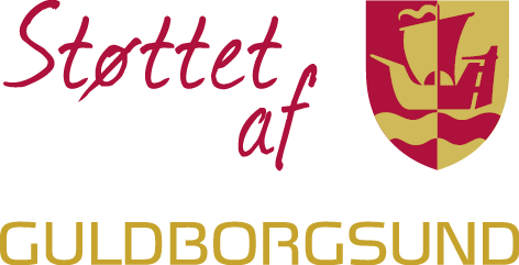 Støttet af